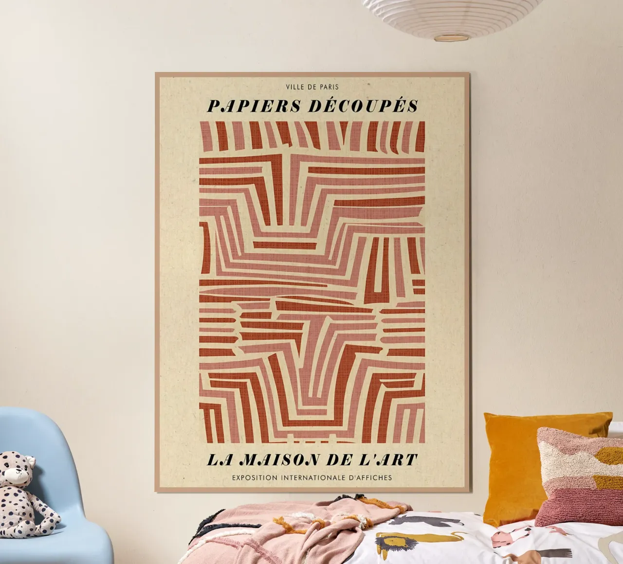 Abstract Neutral Decor poster by Amanda Studio