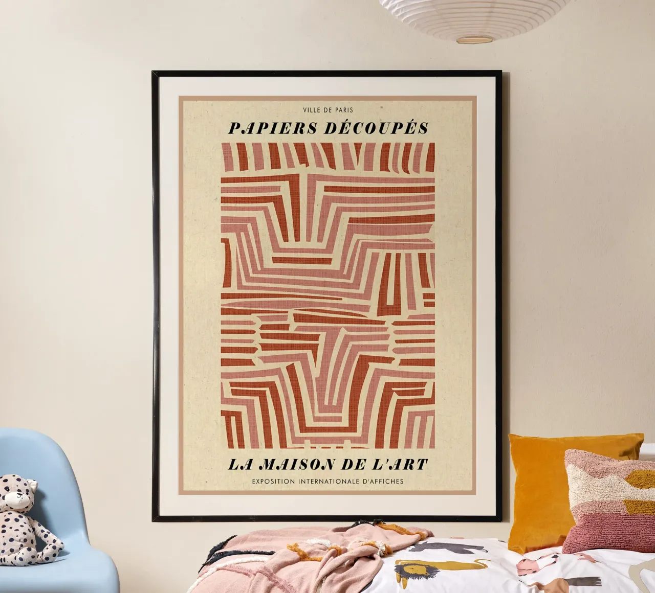 Abstract Neutral Decor poster by Amanda Studio