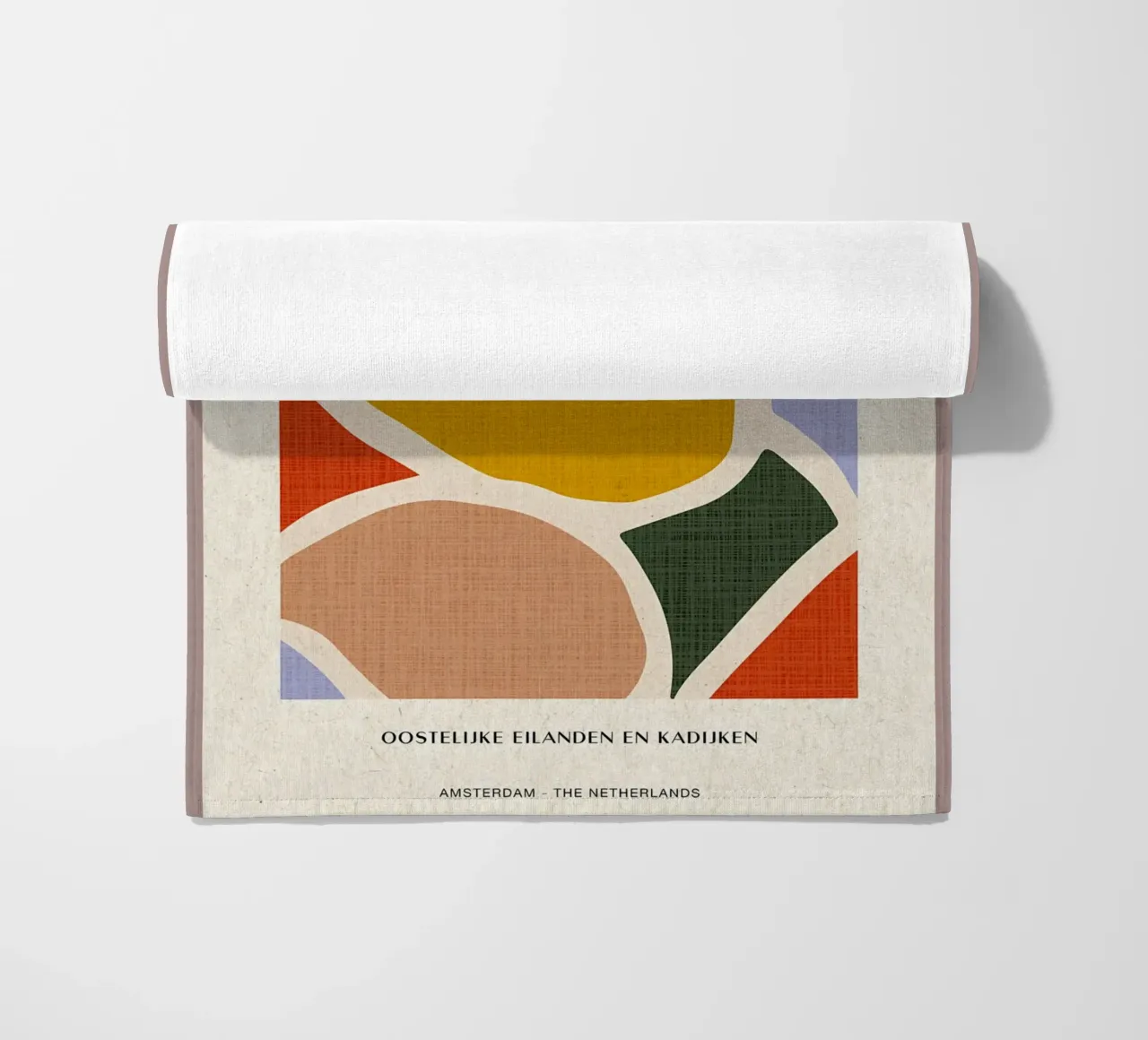 Mercato delle pulci di Amsterdam telo mare da Amanda Studio