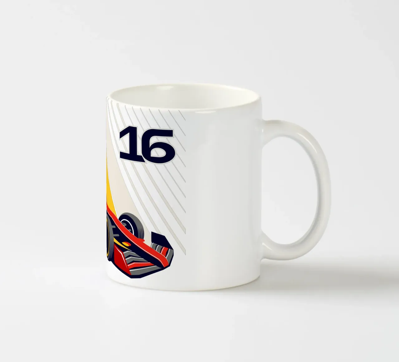 Formula auto da corsa 16 tazza in ceramica da Mariel Toigo
