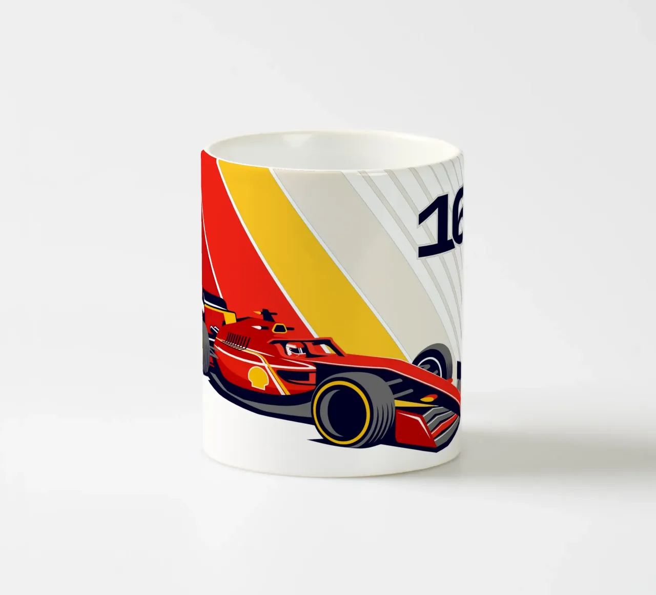 Formula auto da corsa 16 tazza in ceramica da Mariel Toigo