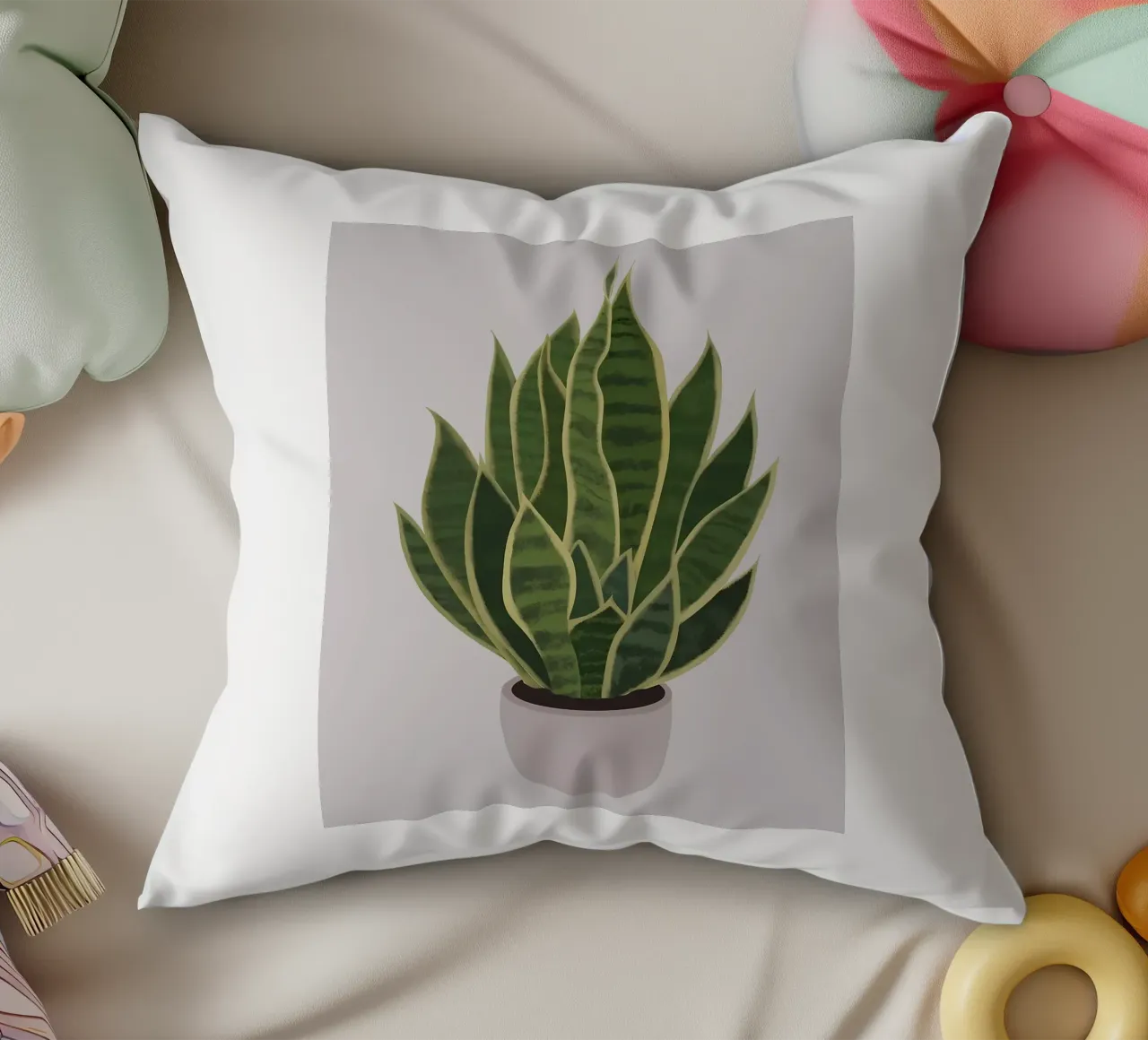 Floral Art decorative cushion by Jose