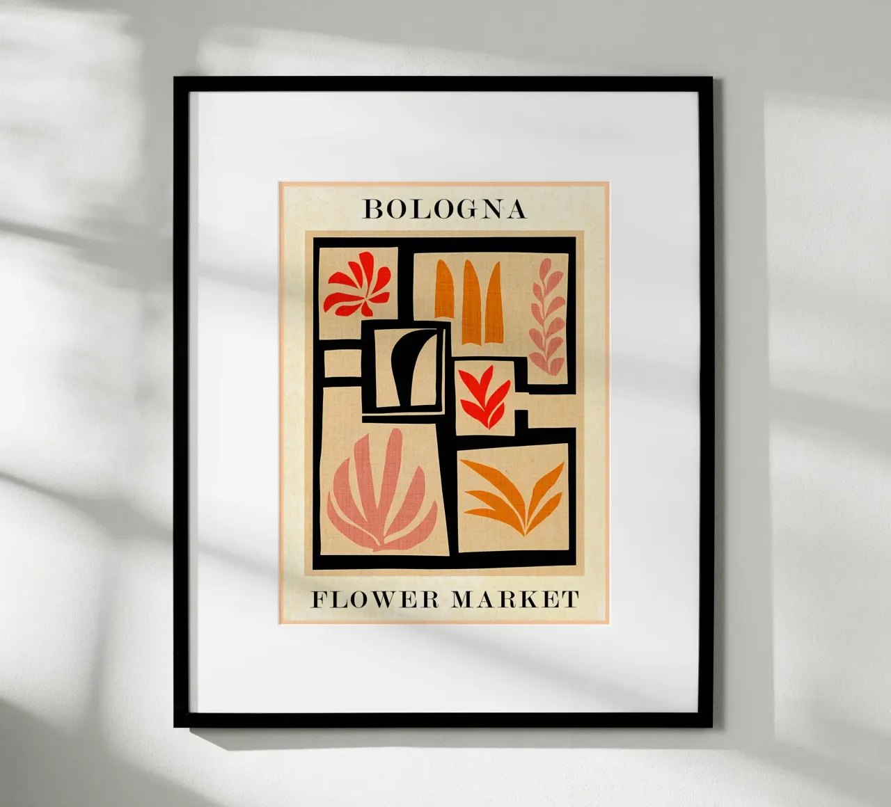 Mercato dei fiori di Bologna poster da Amanda Studio