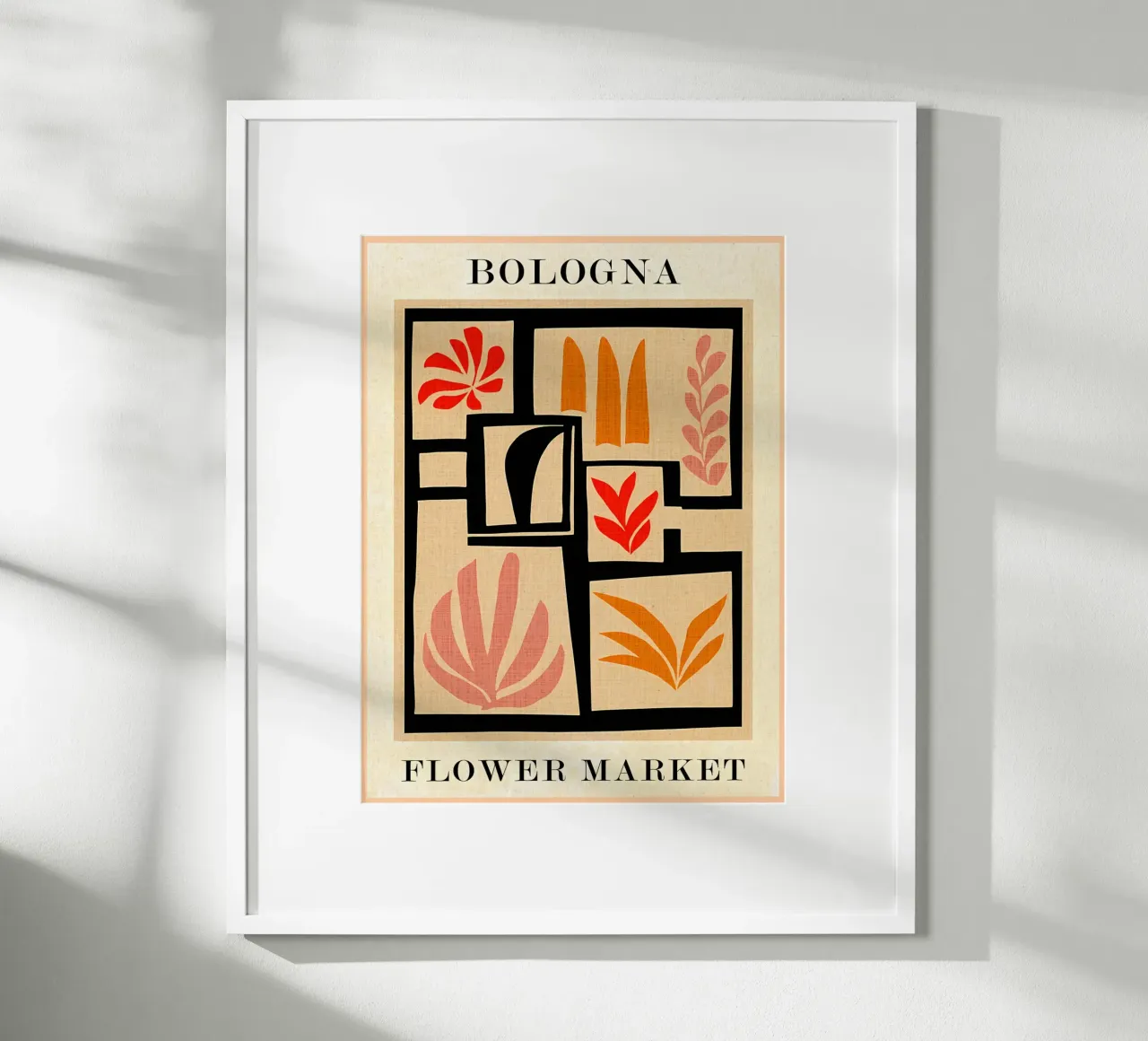 Mercato dei fiori di Bologna poster da Amanda Studio