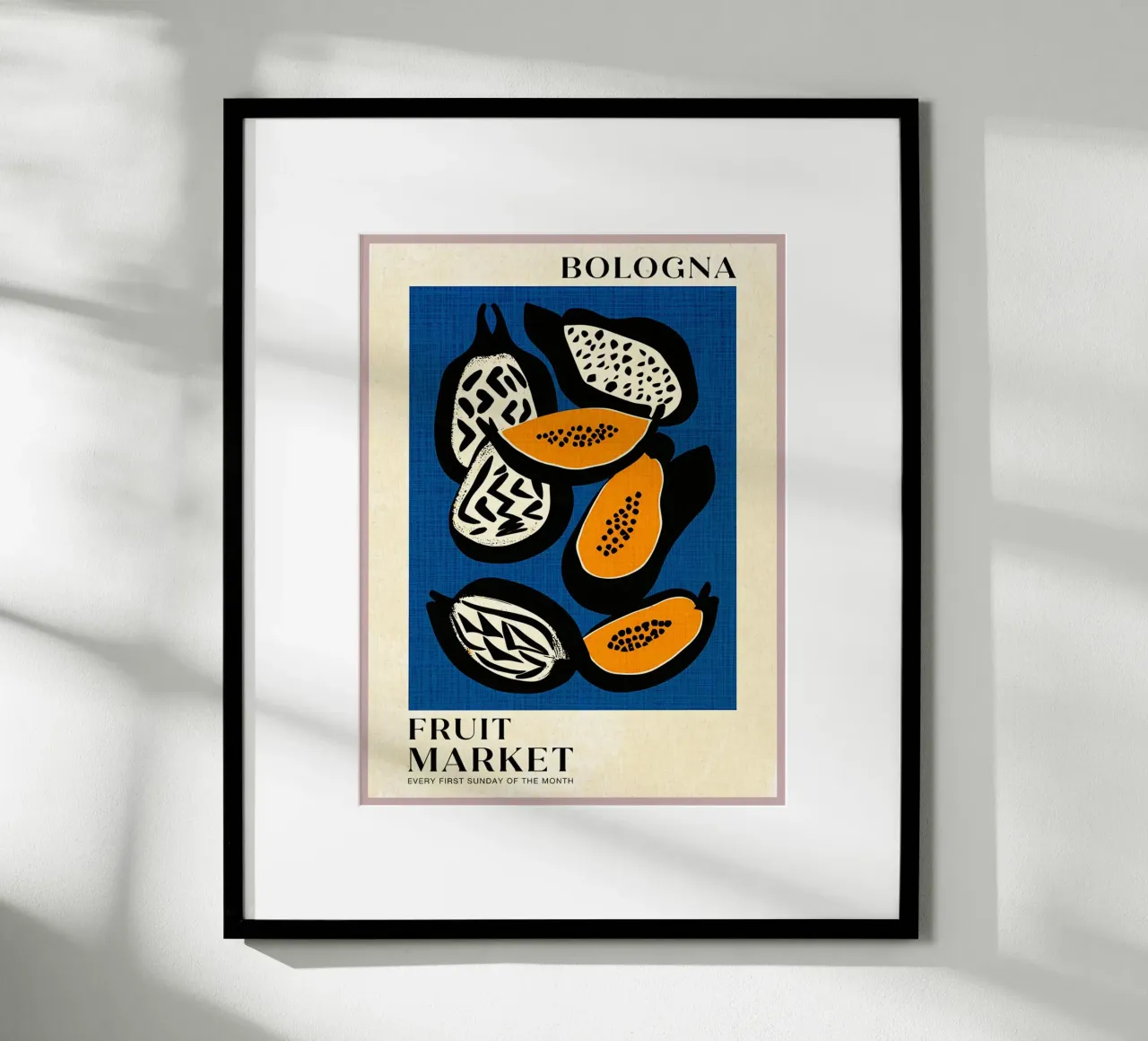 Mercato della frutta di Bologna poster da Amanda Studio