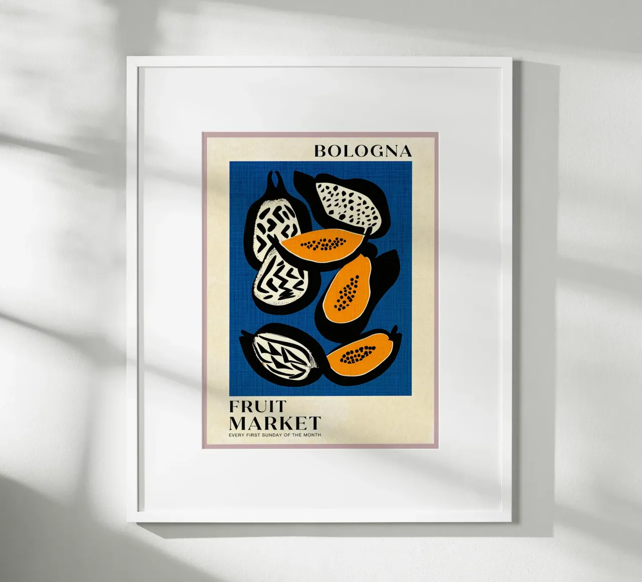 Mercato della frutta di Bologna poster da Amanda Studio