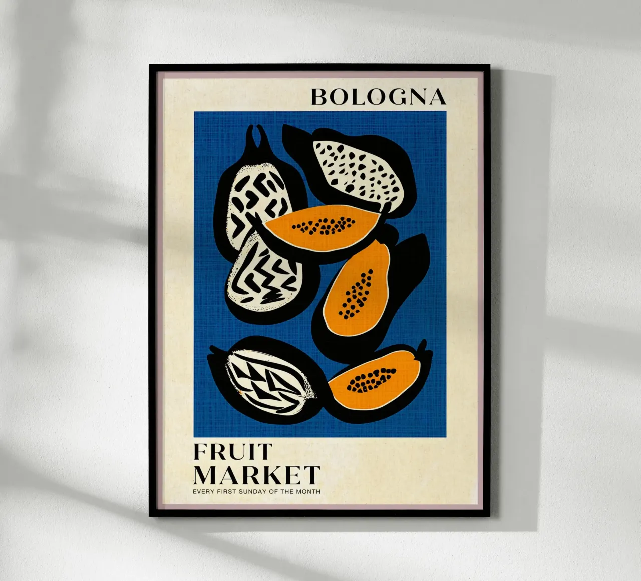 Mercato della frutta di Bologna poster da Amanda Studio