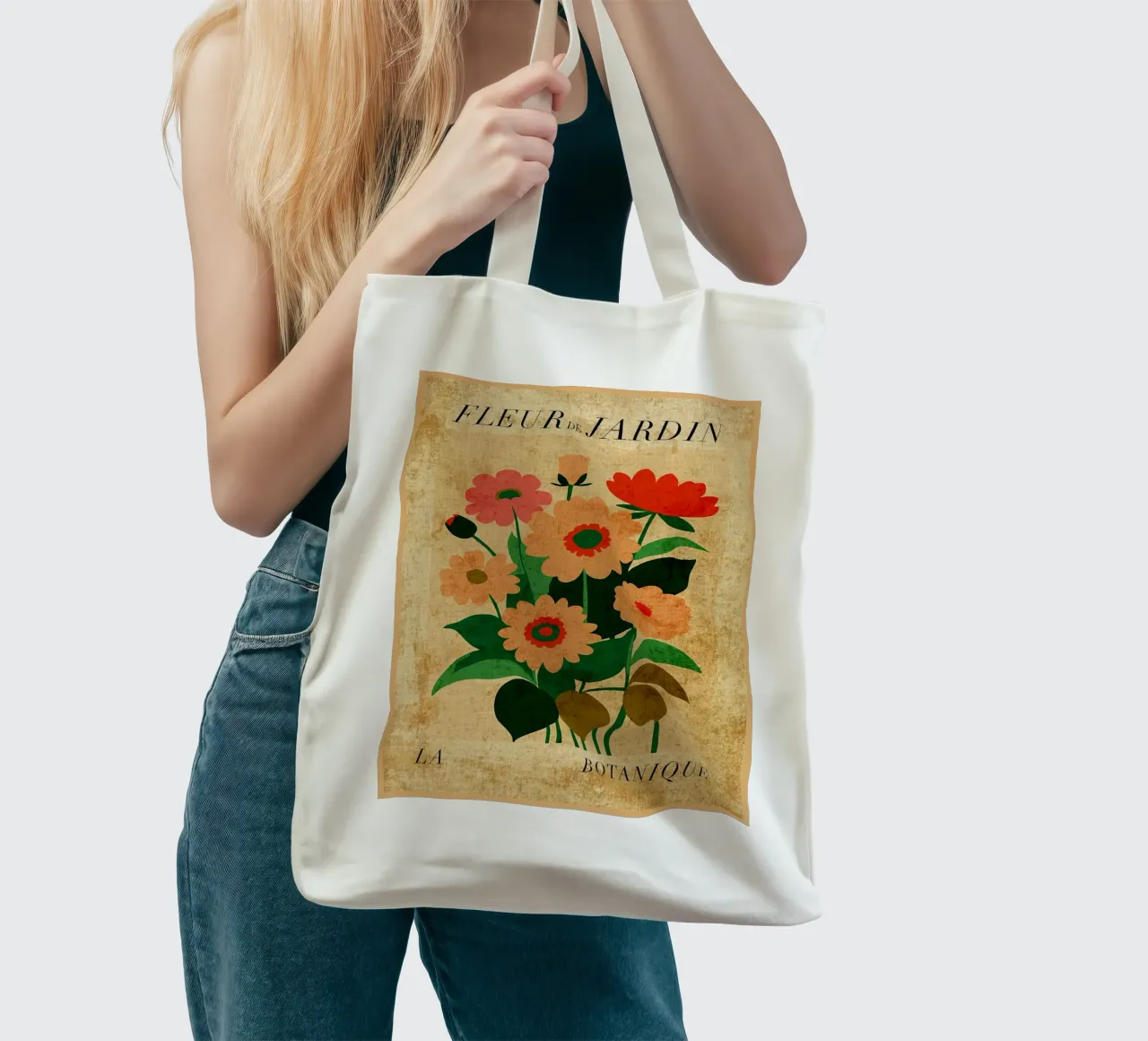 Botanical Cut Outs Art tote bag by Amanda Studio