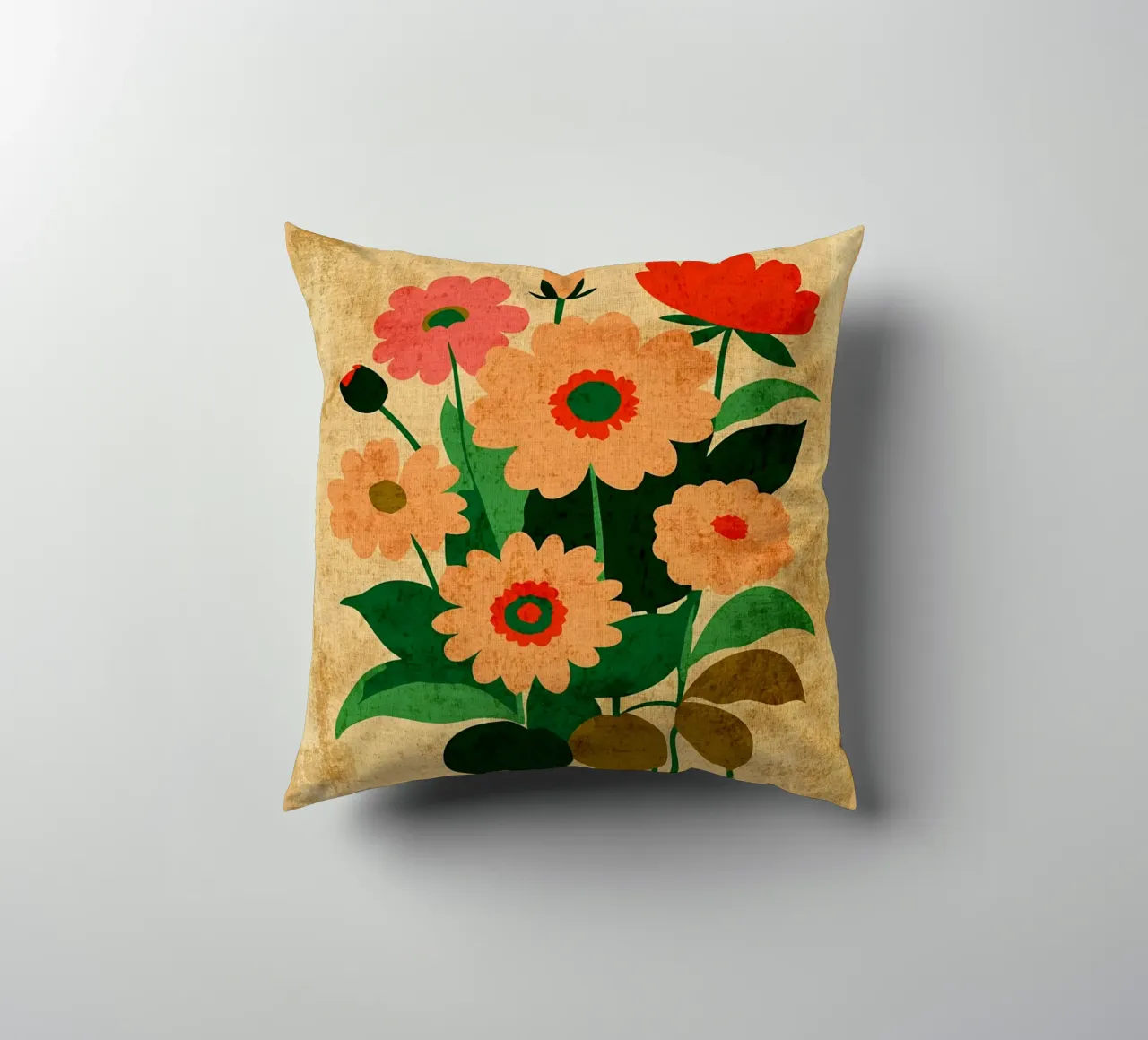 Botanical Cut Outs Art decorative cushion by Amanda Studio