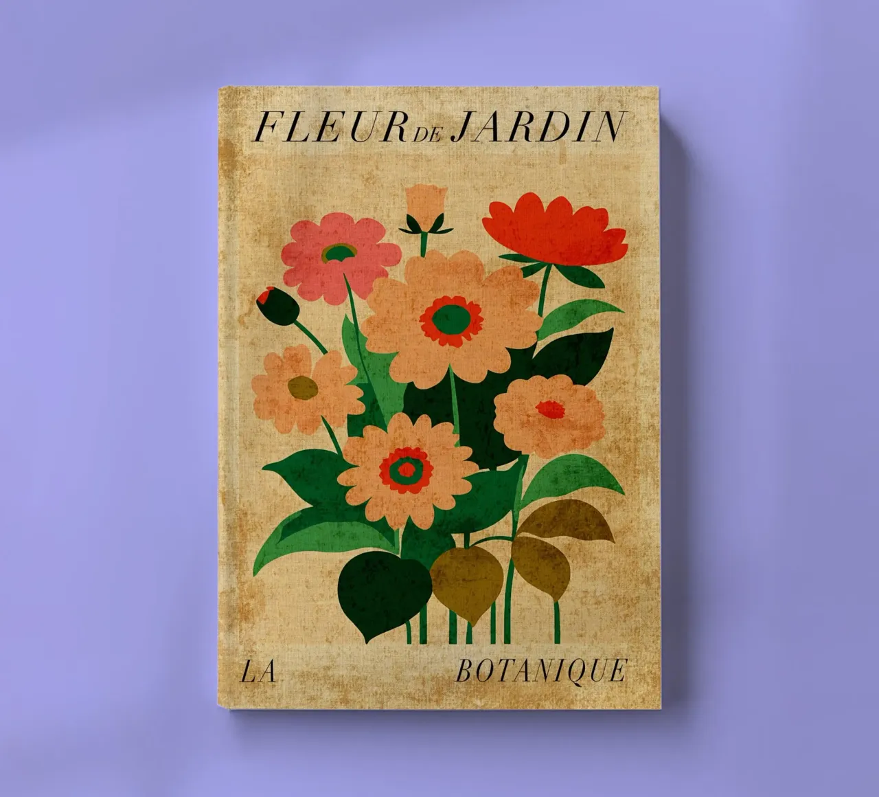 Botanical Cut Outs Art notebook by Amanda Studio