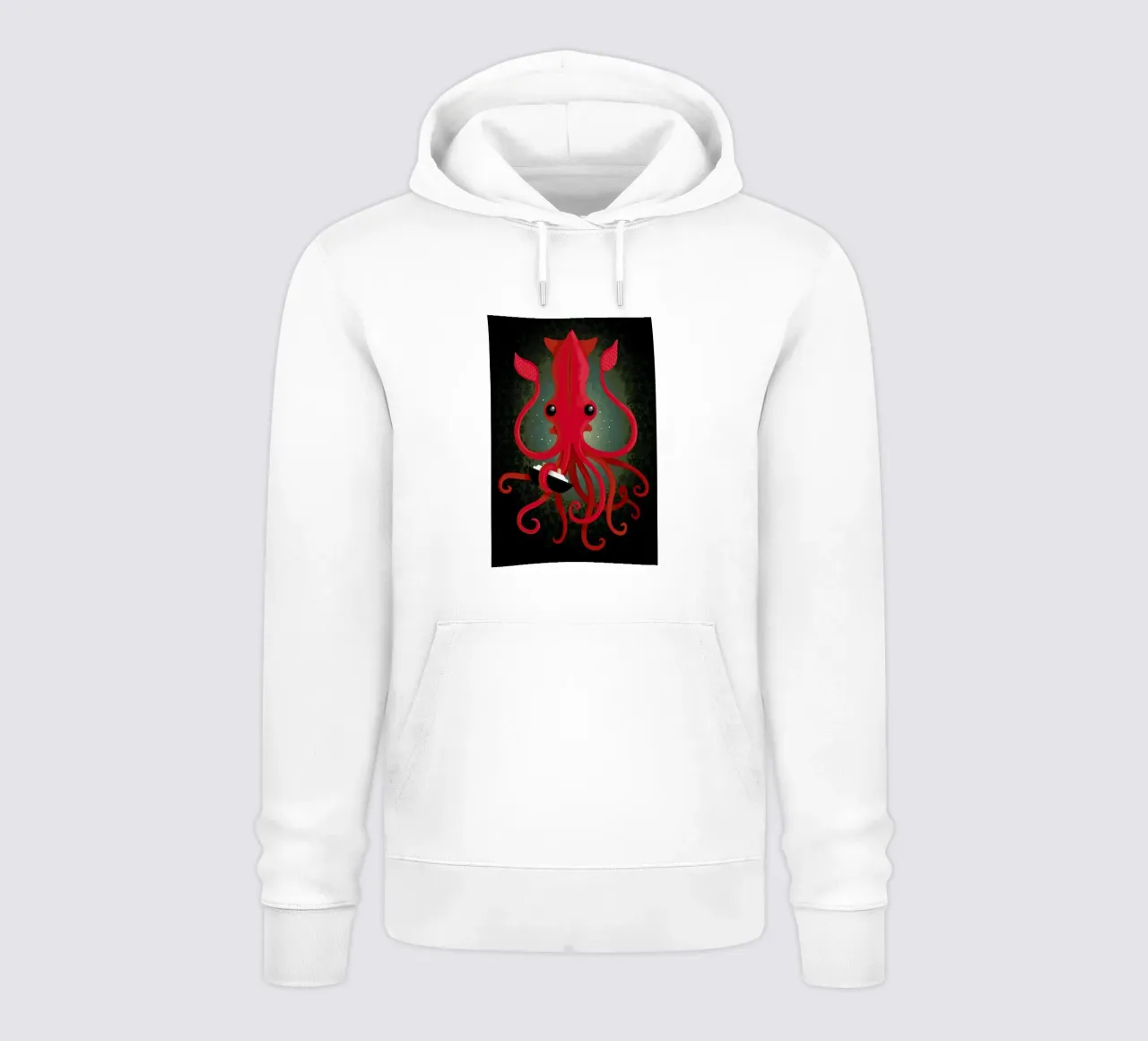 Kraken Attacken felpa con cappuccio da DinoMike