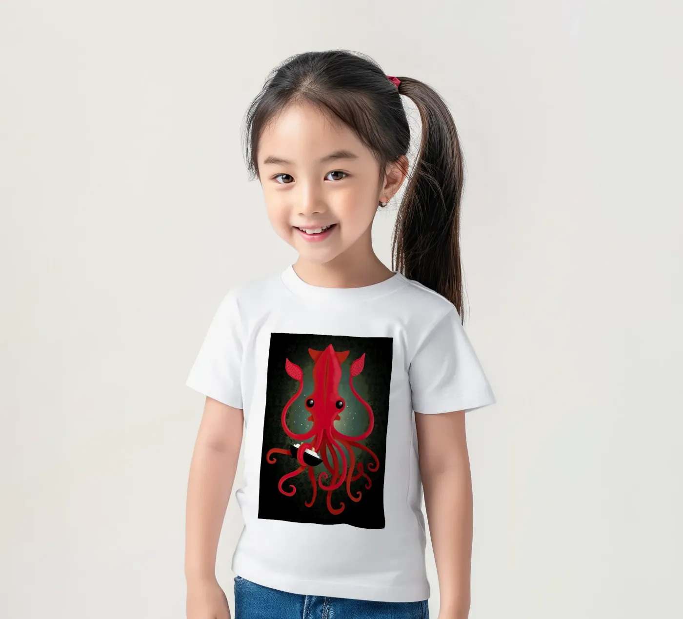 Kraken Attacken t-shirt bambini da DinoMike