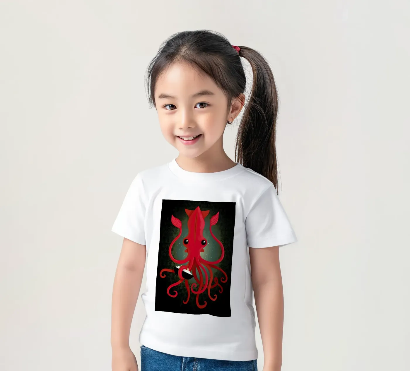 Kraken Attacken t-shirt bambini da DinoMike