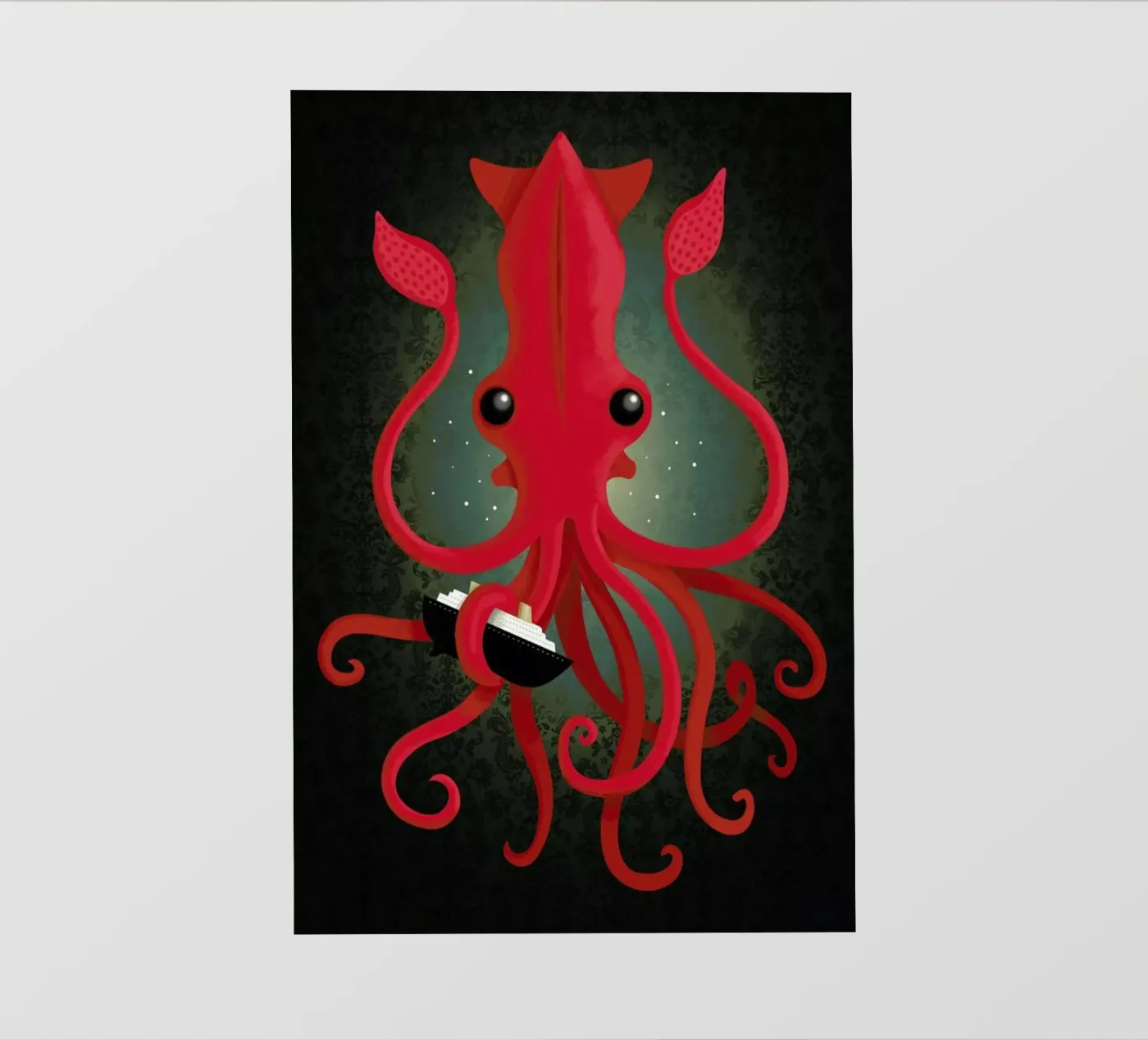 Kraken Attacken pellicola backlit da DinoMike