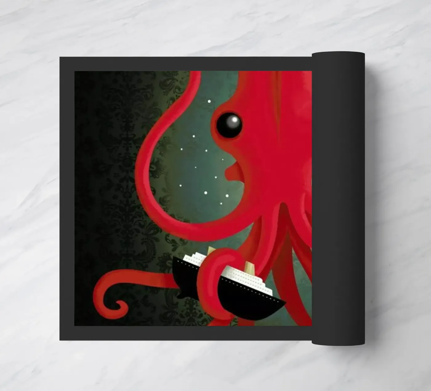 Kraken Attacken deurmat van DinoMike