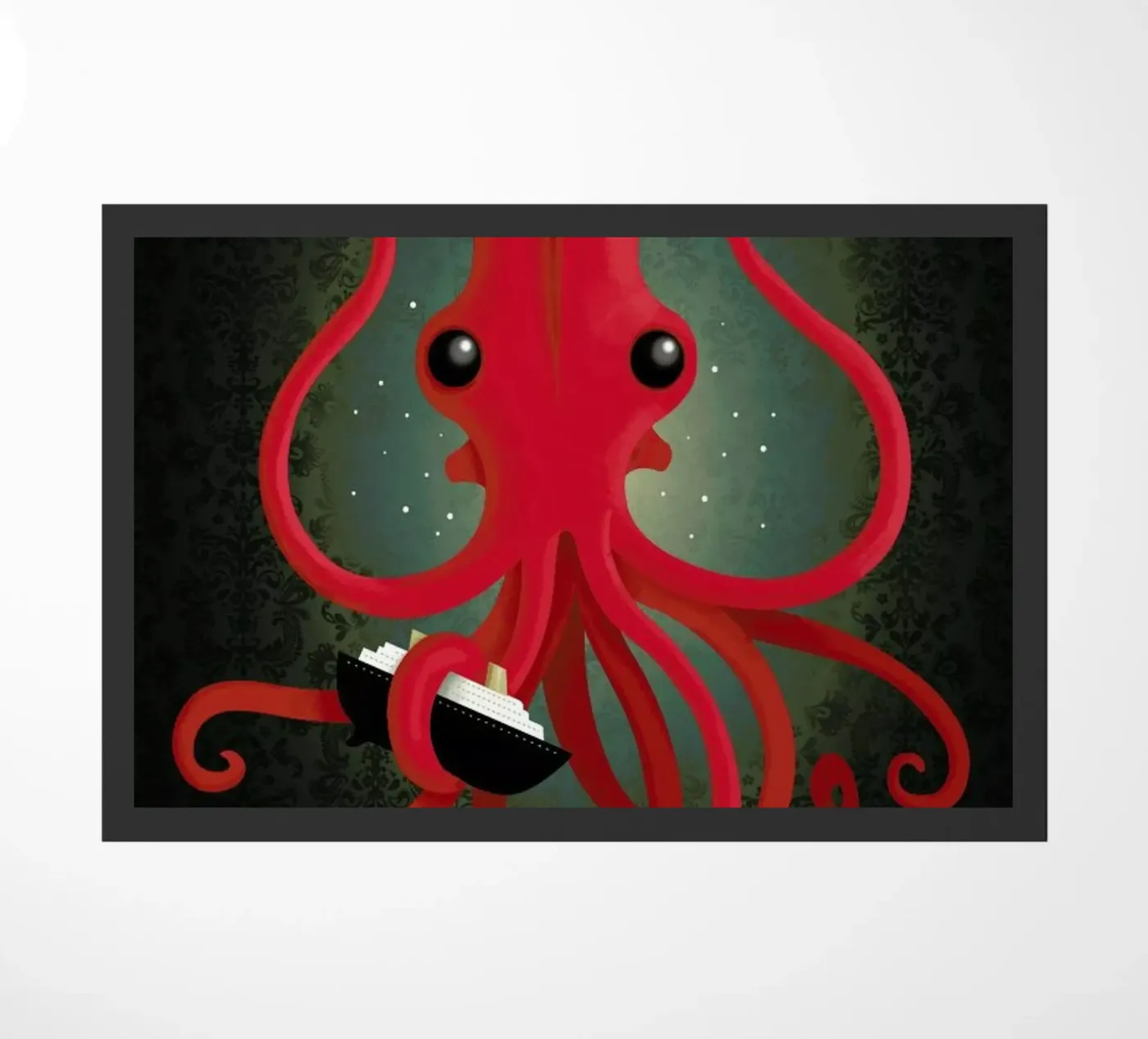 Kraken Attacken doormat by DinoMike