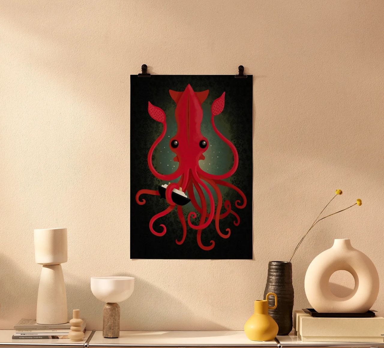 Kraken Attacken poster de DinoMike