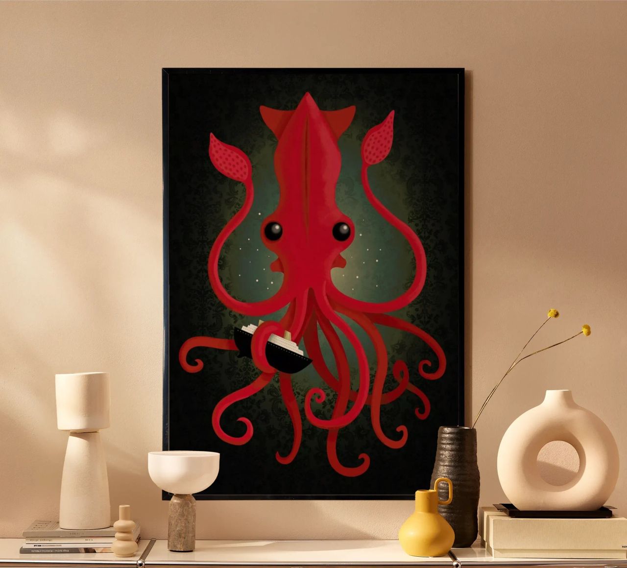 Kraken Attacken poster de DinoMike