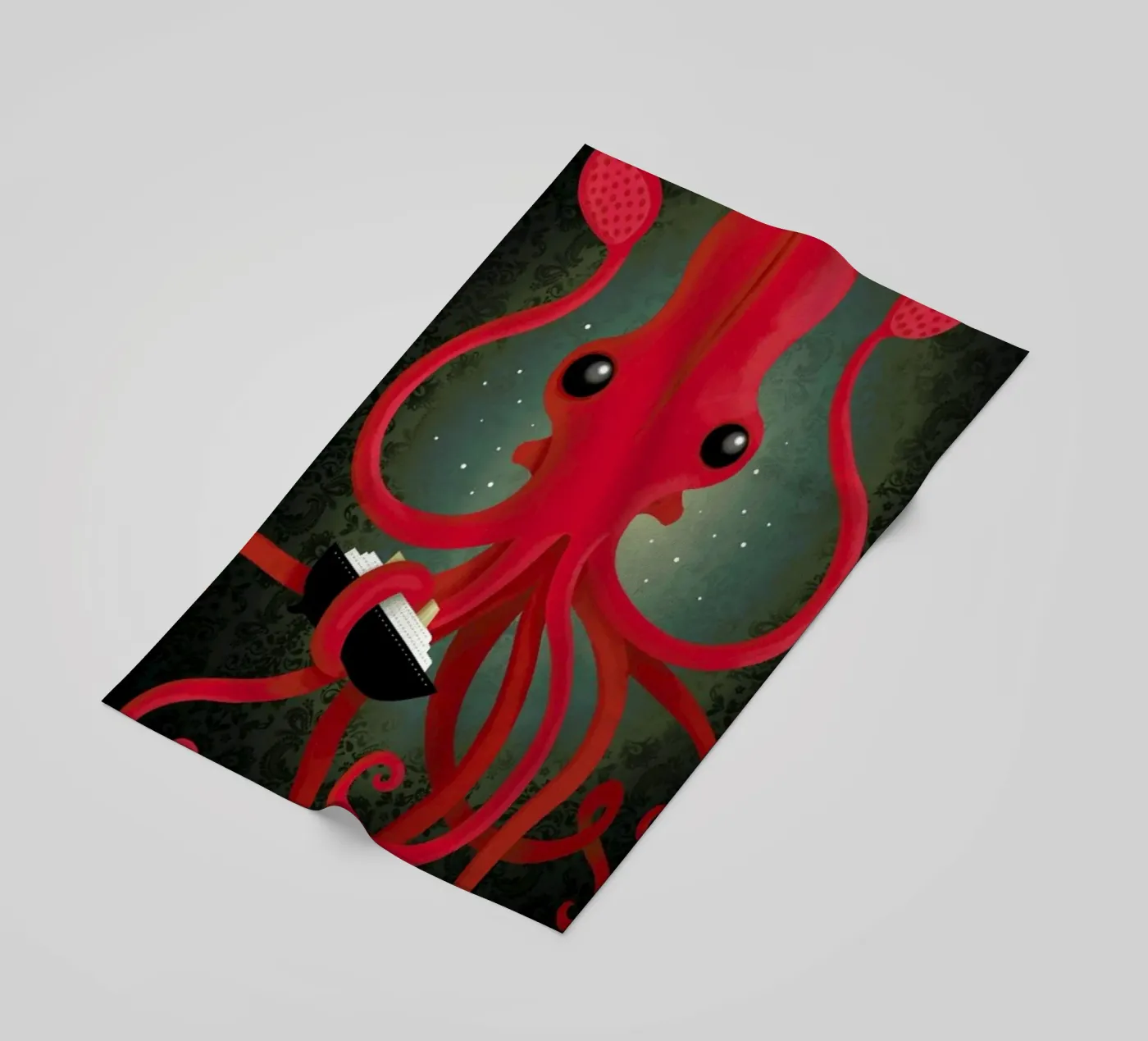 Kraken Attacken serviette de plage de DinoMike