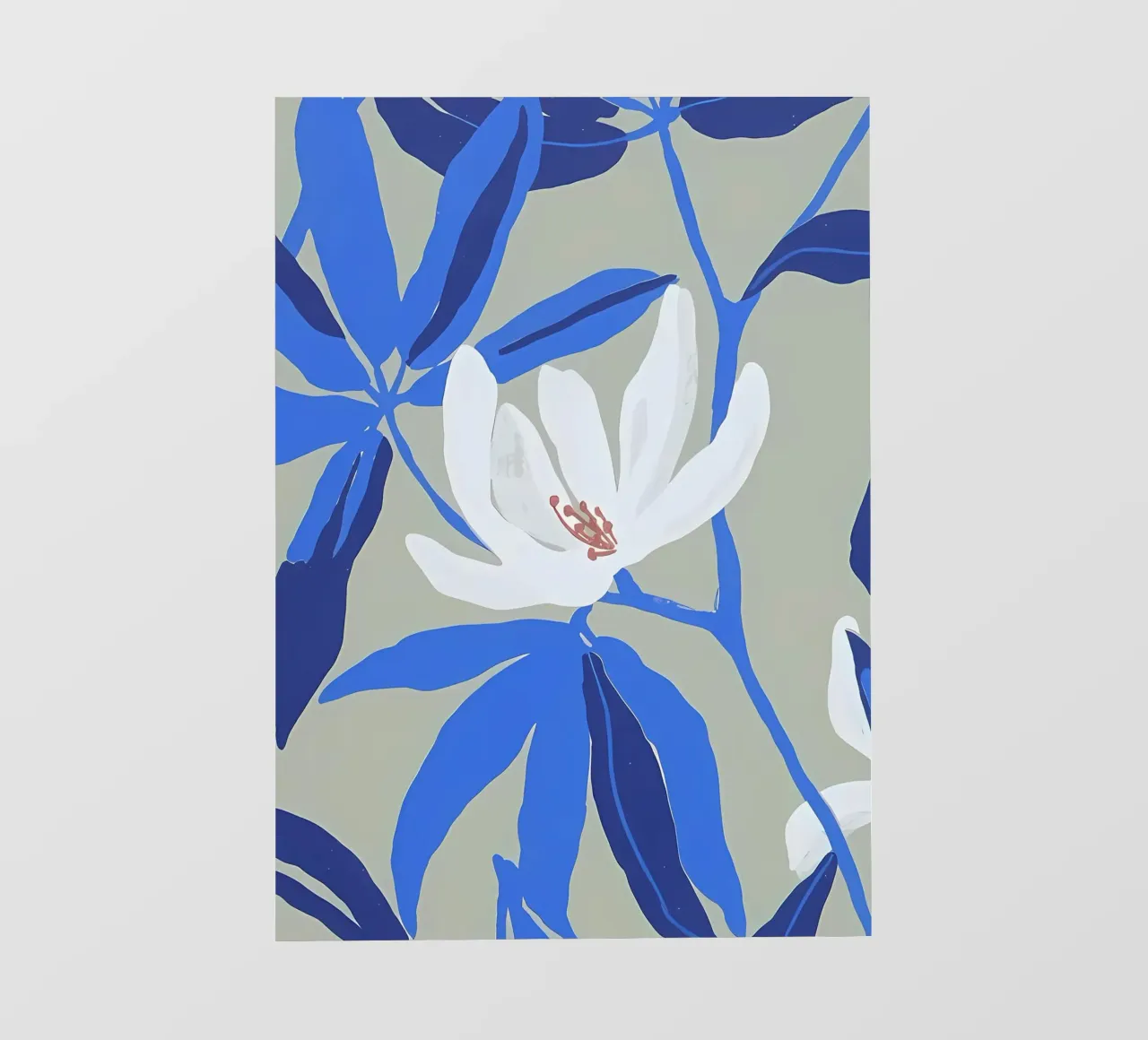 Arte dei fiori bianchi telo in pvc da Jose