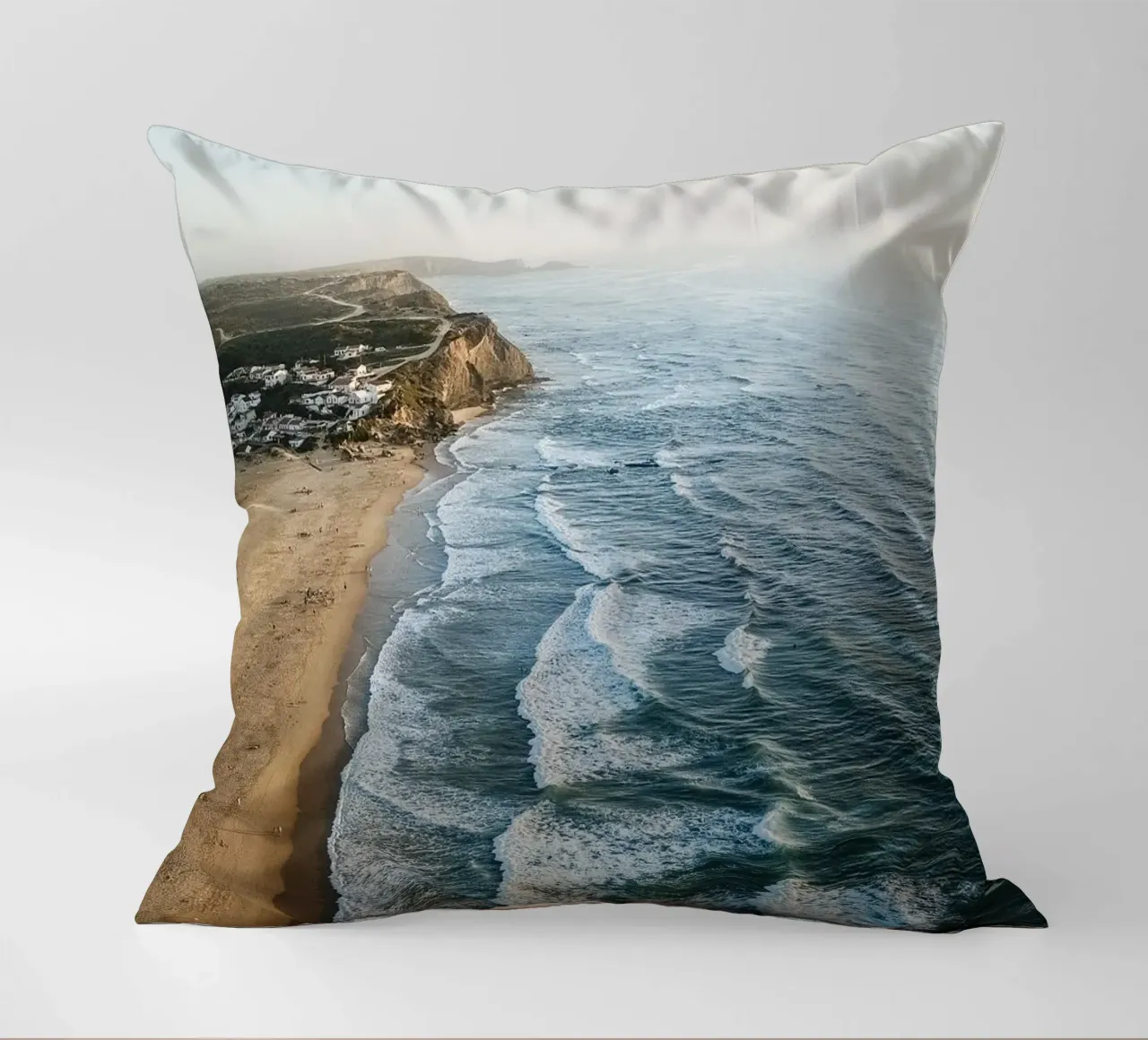 Praia de Monte Clérigo I cuscino da Thilo Grøsch