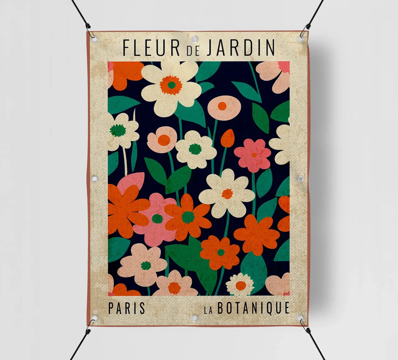 Arte dei fiori colorati telo in pvc da BobbyStudio