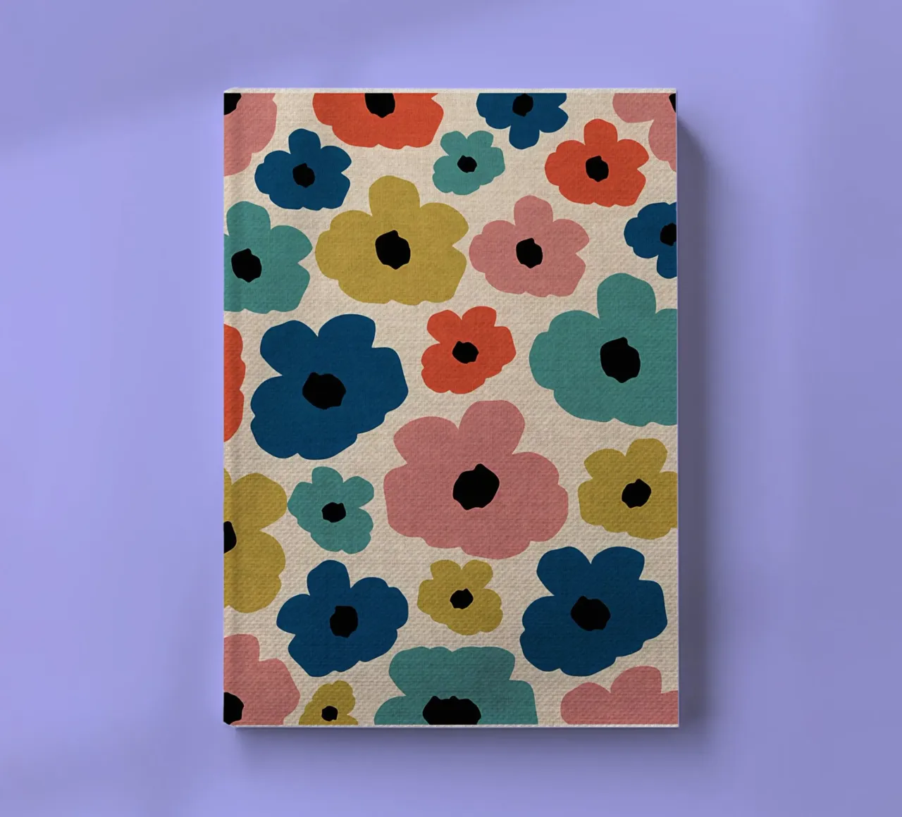 Fiori colorati e retrò diario da BobbyStudio