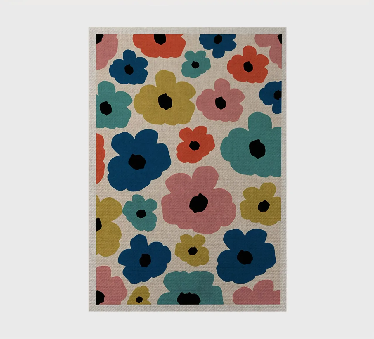 Fiori colorati e retrò diario da BobbyStudio