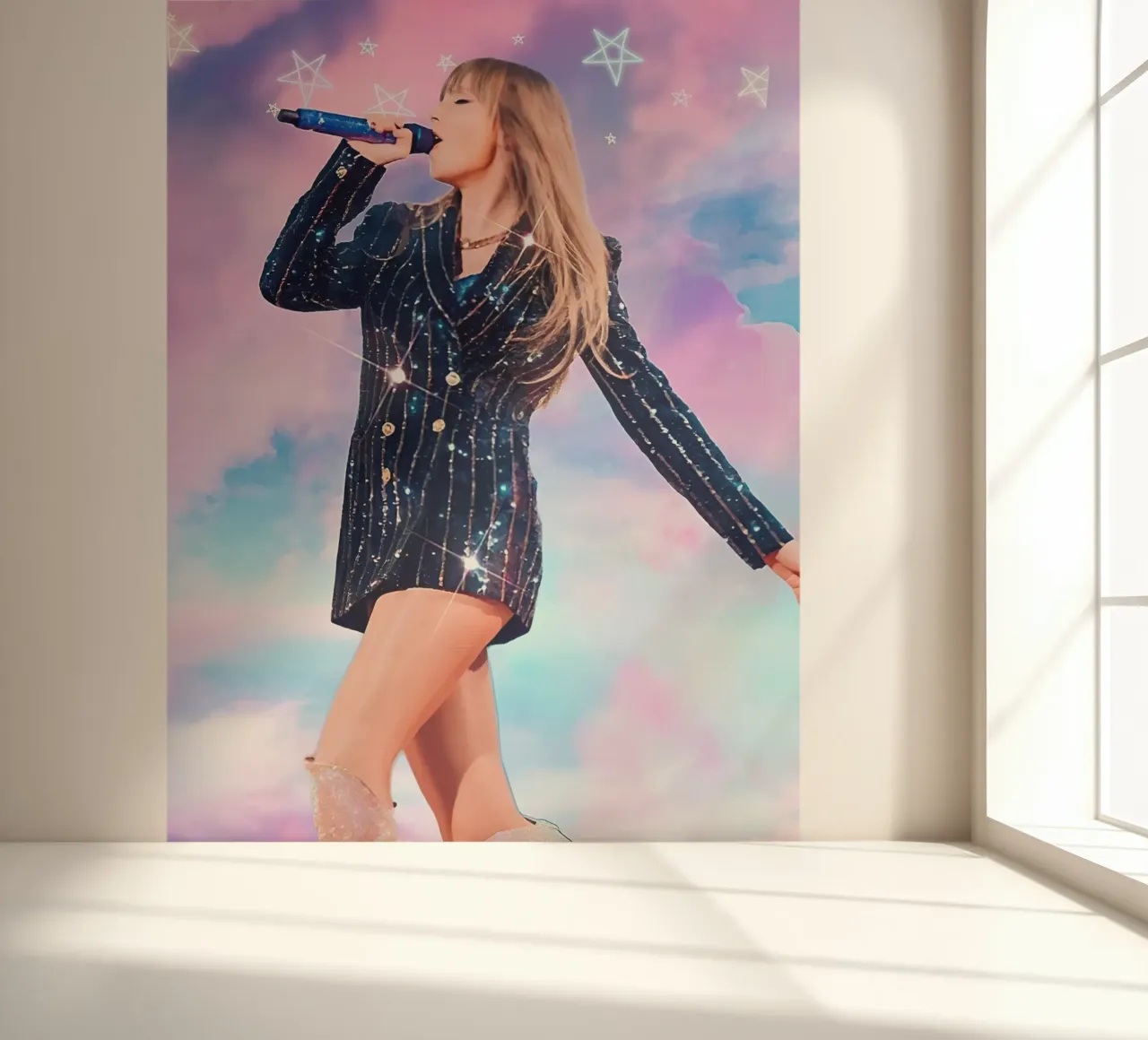 Taylor Swift Singing photo wallpaper by Musadad Shop
