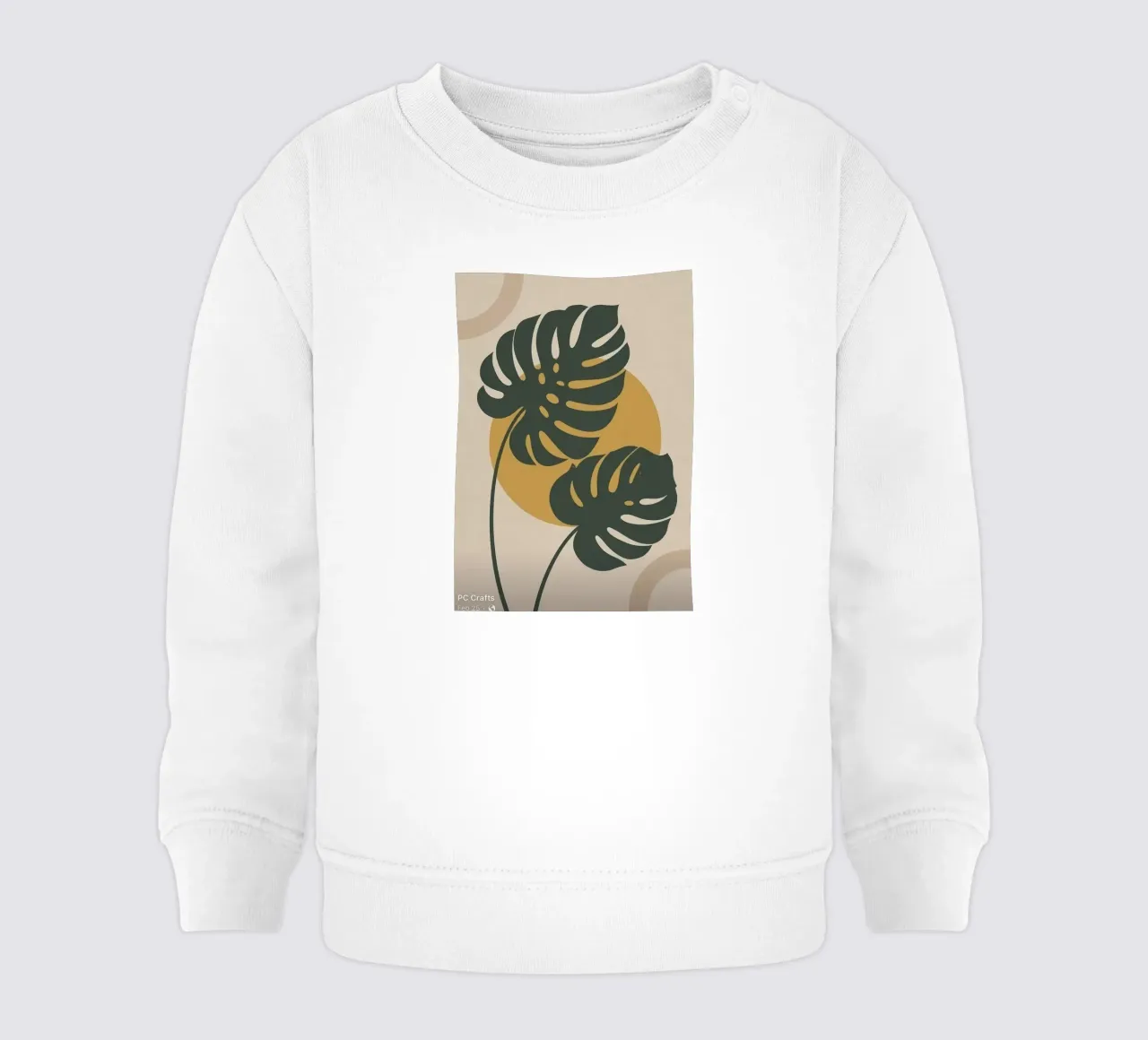 Monstera Deliciosa baby sweatshirt by Jose