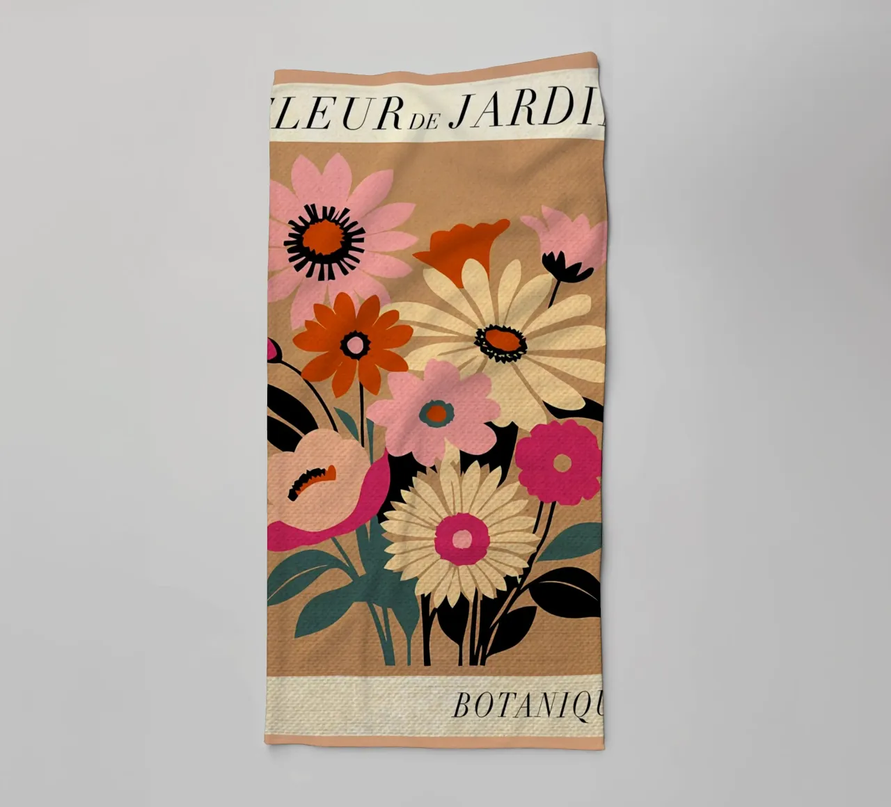 Fiori di fattoria asciugamano da bagno da EbrahimiStudio