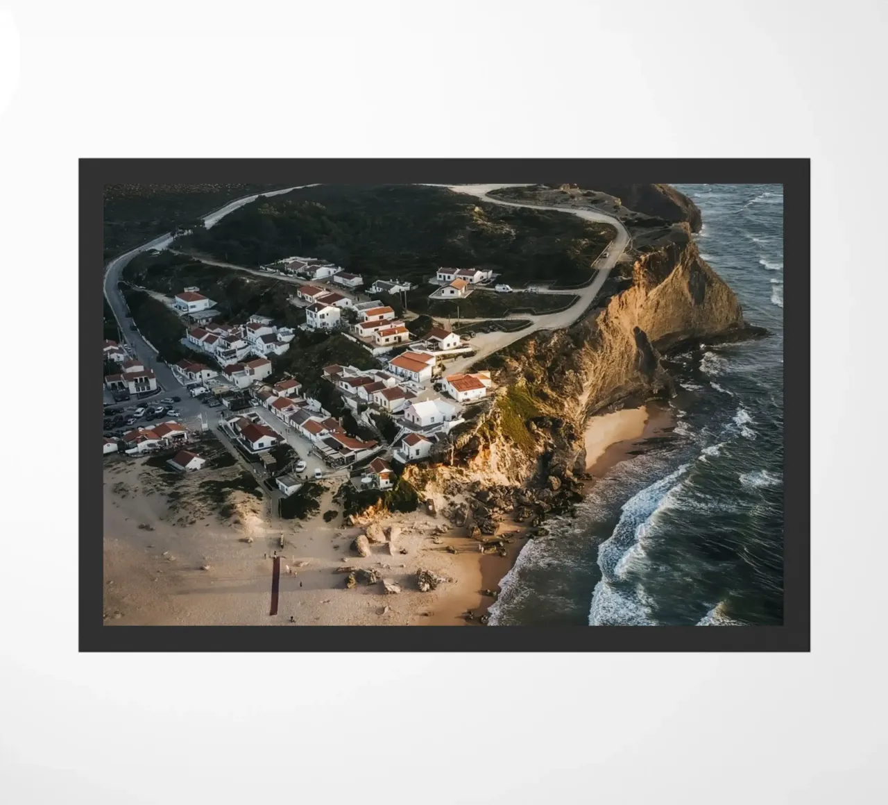 Praia de Monte Clérigo II doormat by Thilo Grøsch