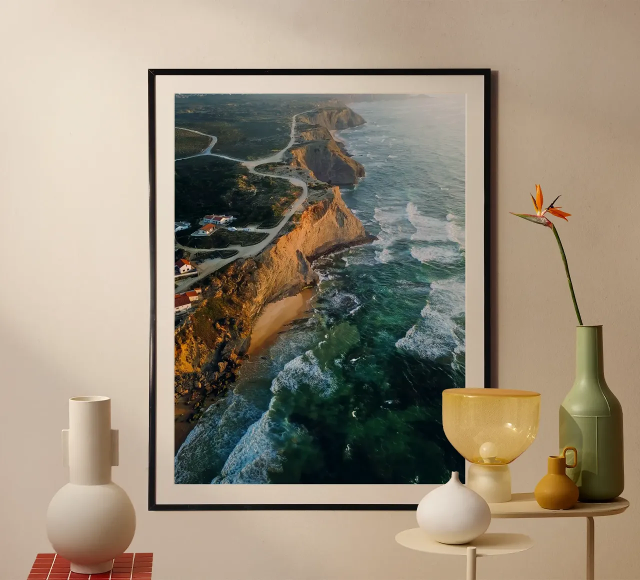 Praia de Monte Clérigo III carta hahnemühle da Thilo Grøsch