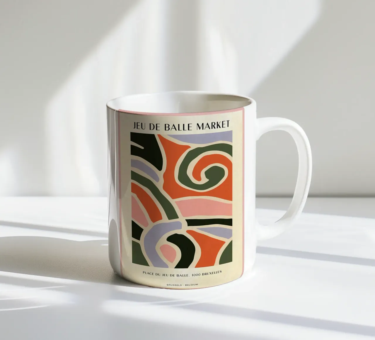 Mercato delle pulci Belgio tazza in ceramica da Paul Studio
