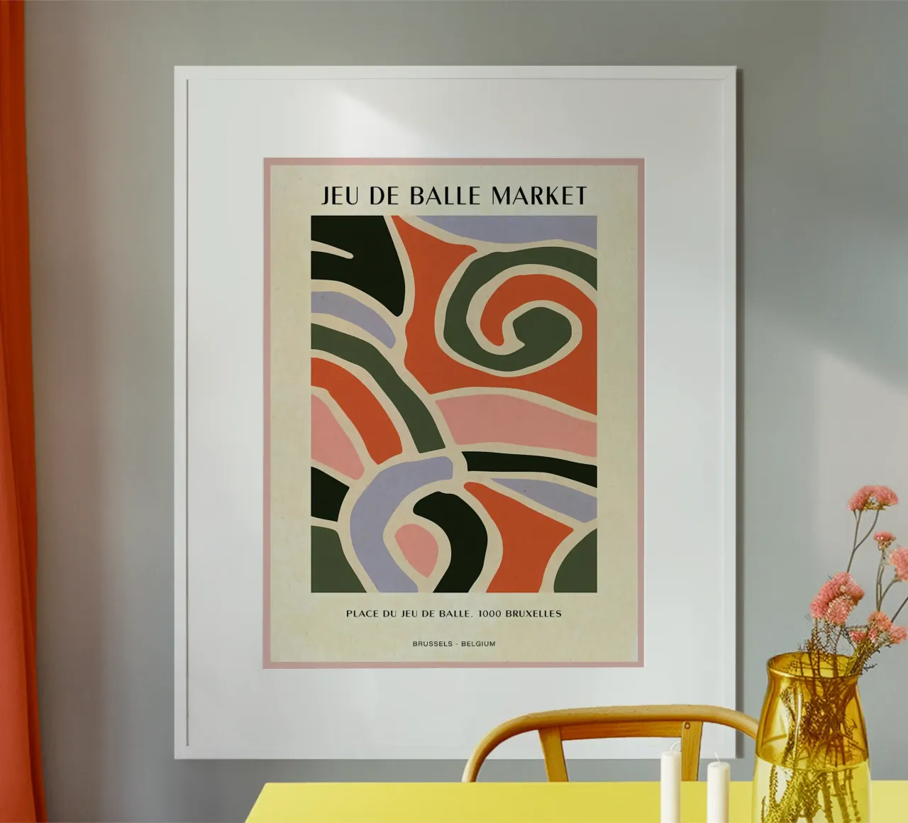 Mercato delle pulci Belgio carta hahnemühle da Paul Studio