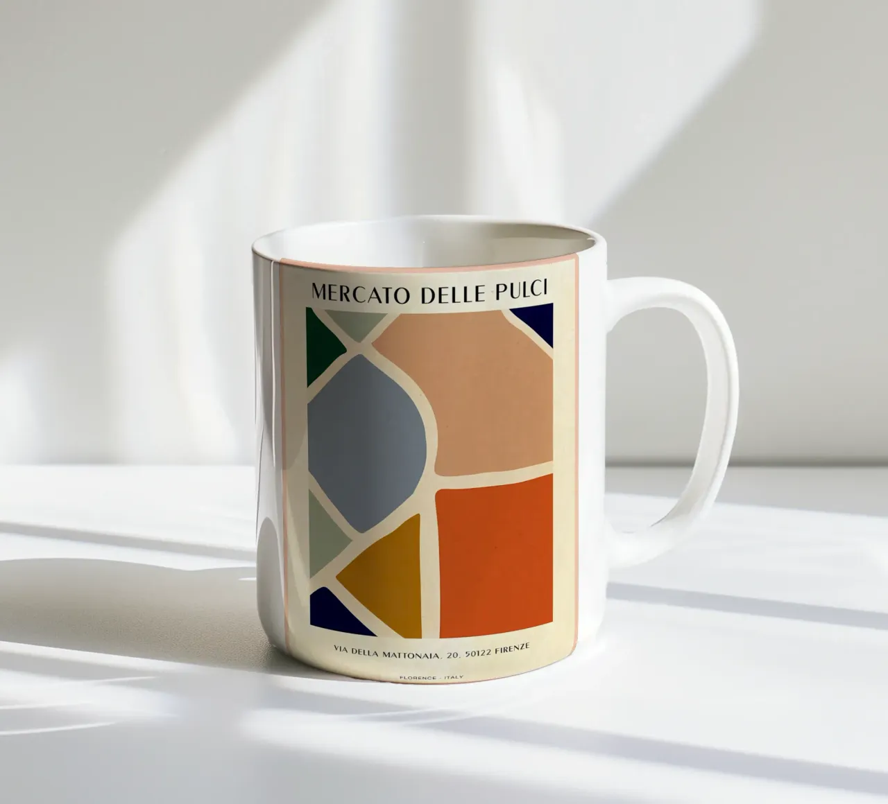 Mercato delle pulci Firenze tazza in ceramica da Paul Studio