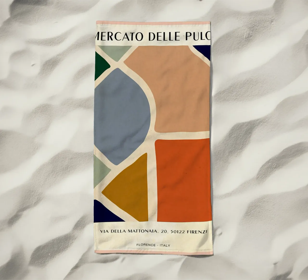 Mercato delle pulci Firenze telo mare da Paul Studio