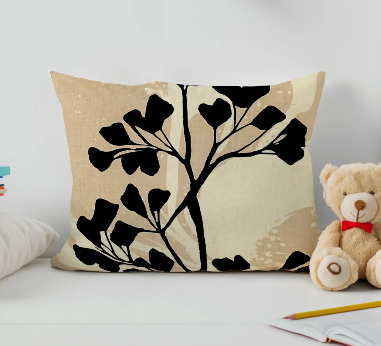Fleurs du Jardin in beige cuscino da Paul Studio