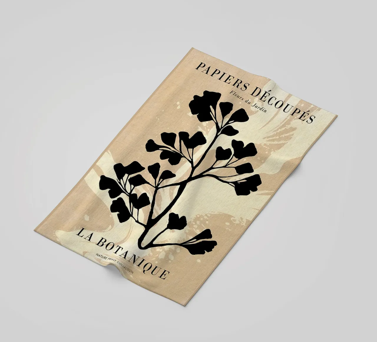 Fleurs du Jardin in beige telo mare da Paul Studio
