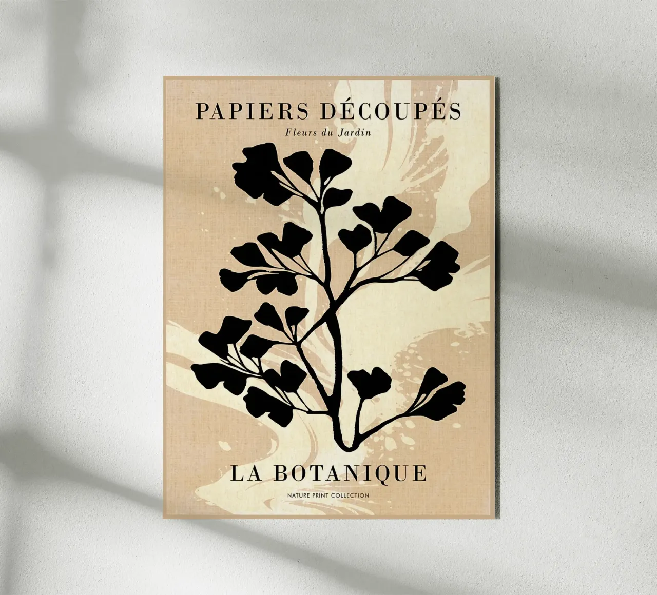 Fleurs du Jardin in beige alluminio dibond da Paul Studio