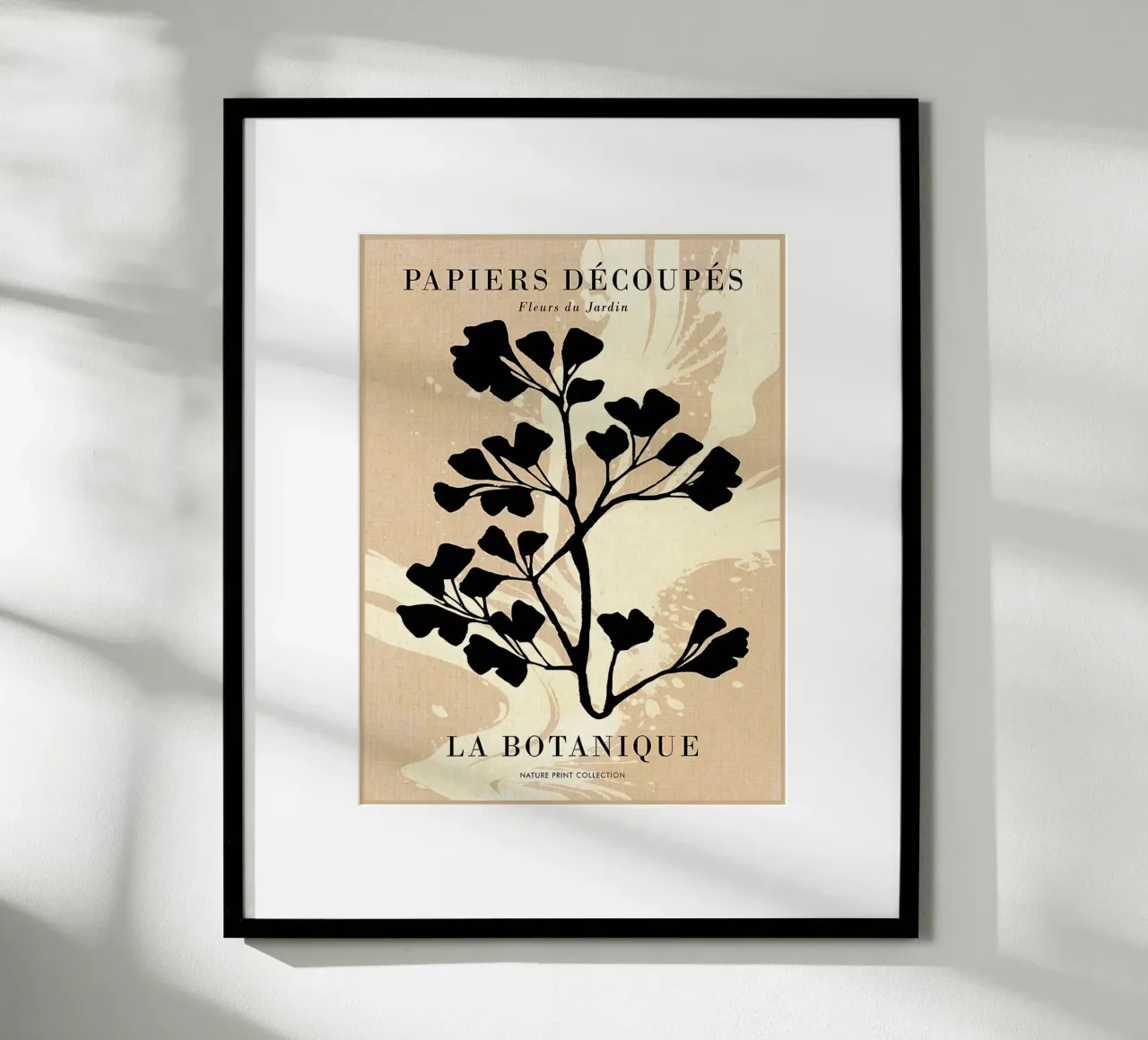 Fleurs du Jardin in beige carta hahnemühle da Paul Studio