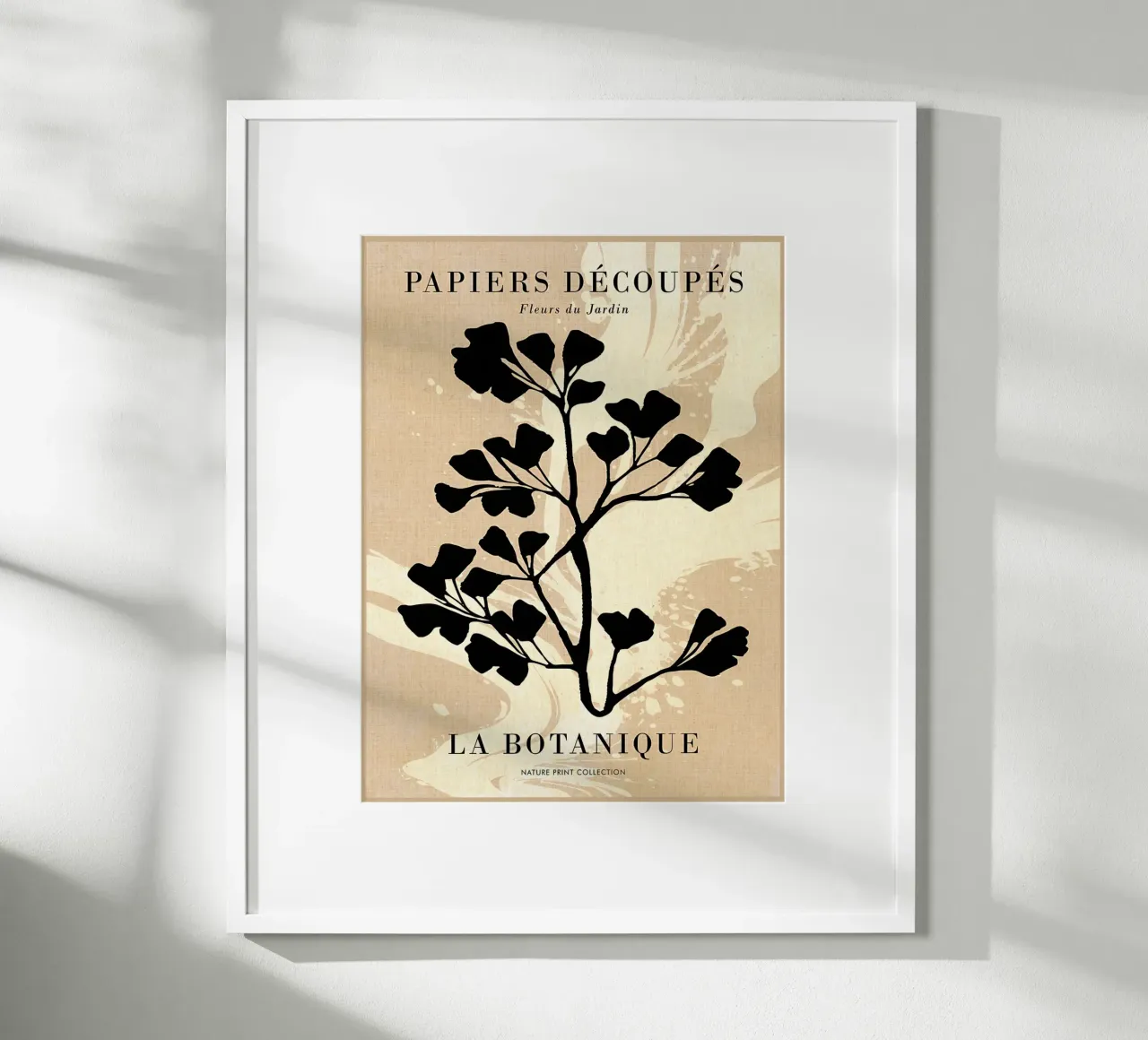 Fleurs du Jardin in beige carta hahnemühle da Paul Studio