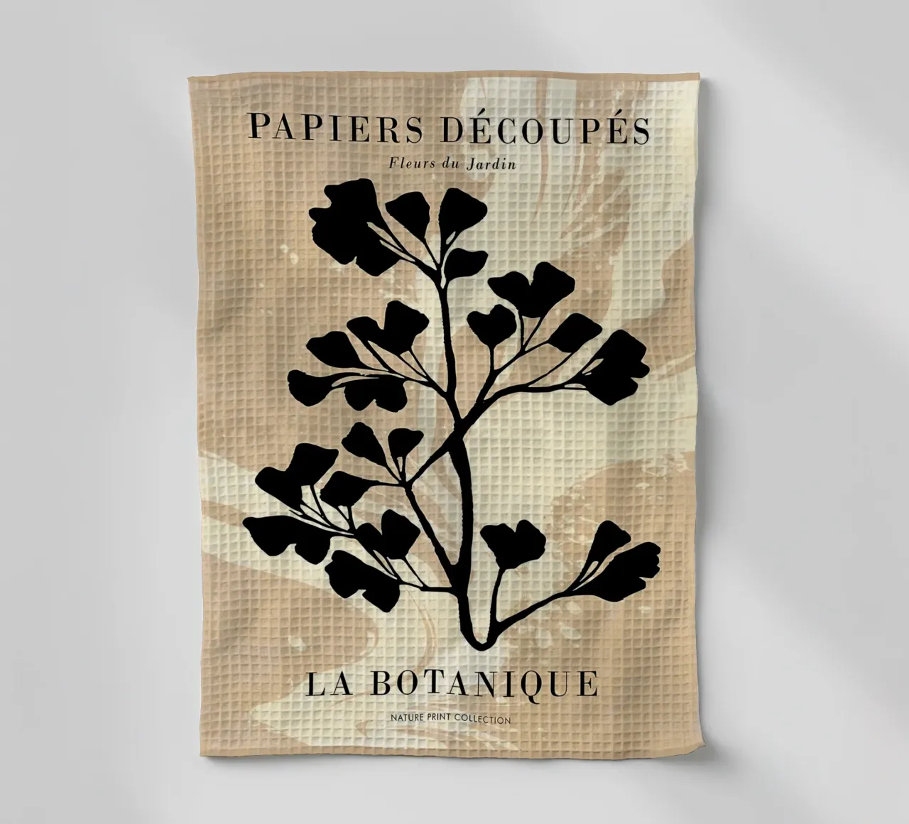 Fleurs du Jardin in beige canovaccio da cucina da Paul Studio