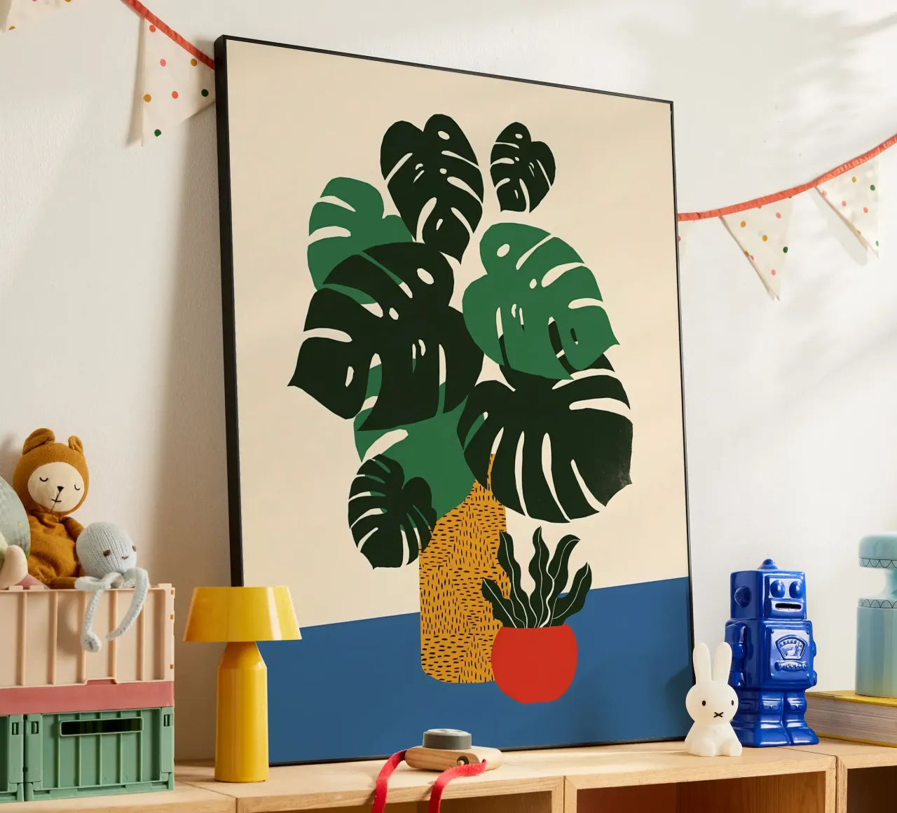 Green Monstera forex plate by Jose