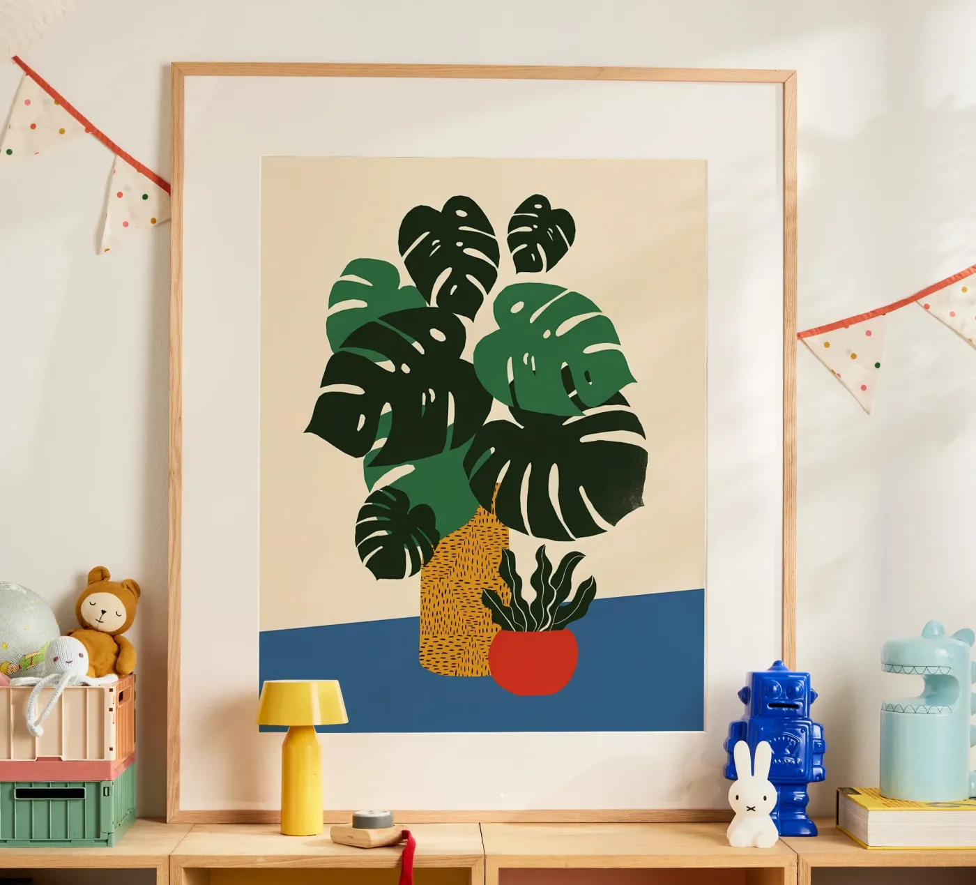 Green Monstera poster by Jose