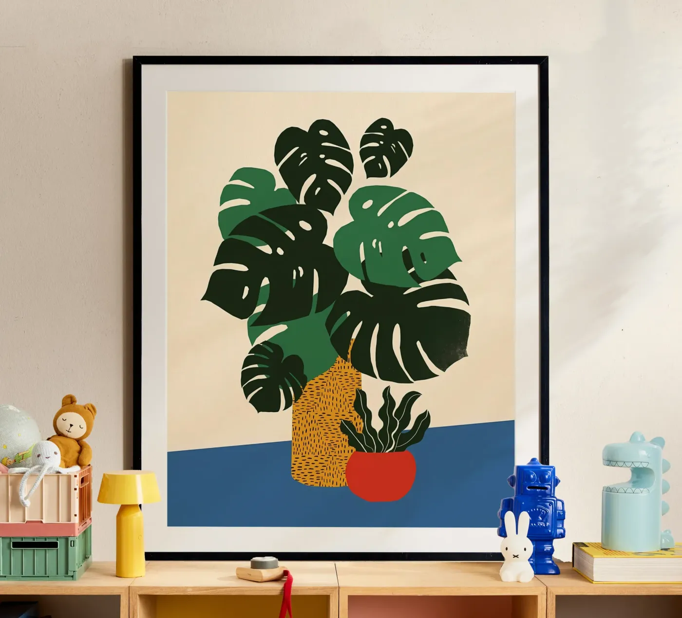 Green Monstera poster by Jose