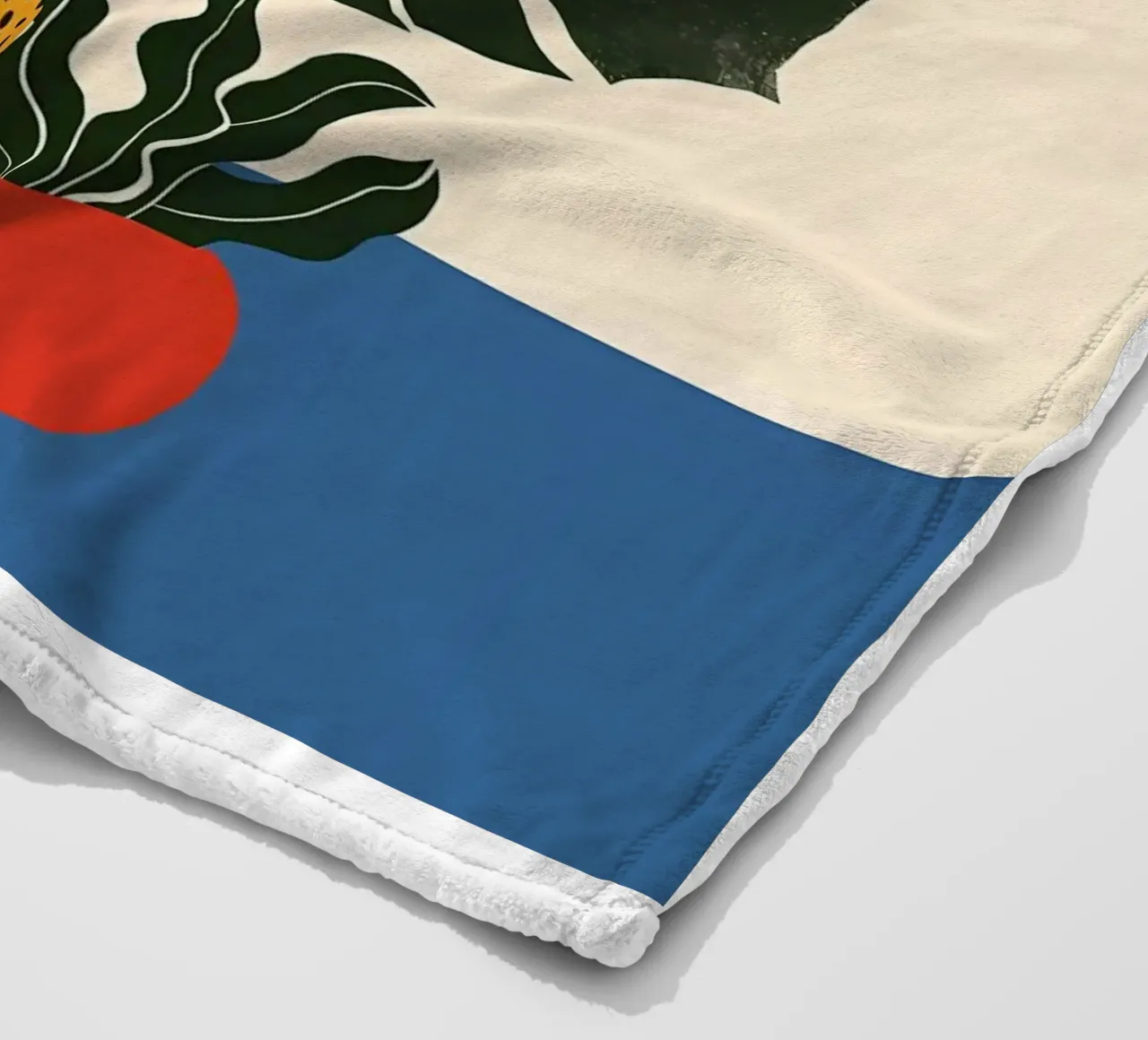 Monstera verde coperta in pile da Jose