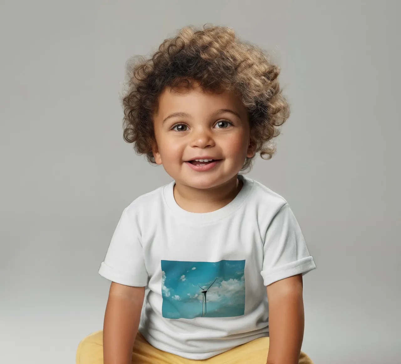 Go with the flow baby t-shirt by KISSA STUDIO