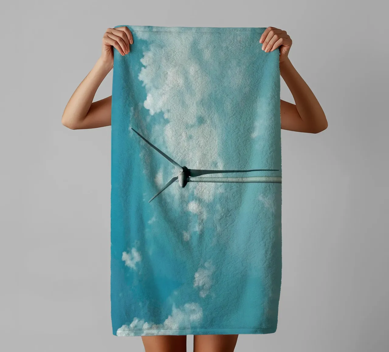 Go with the flow towel by KISSA STUDIO