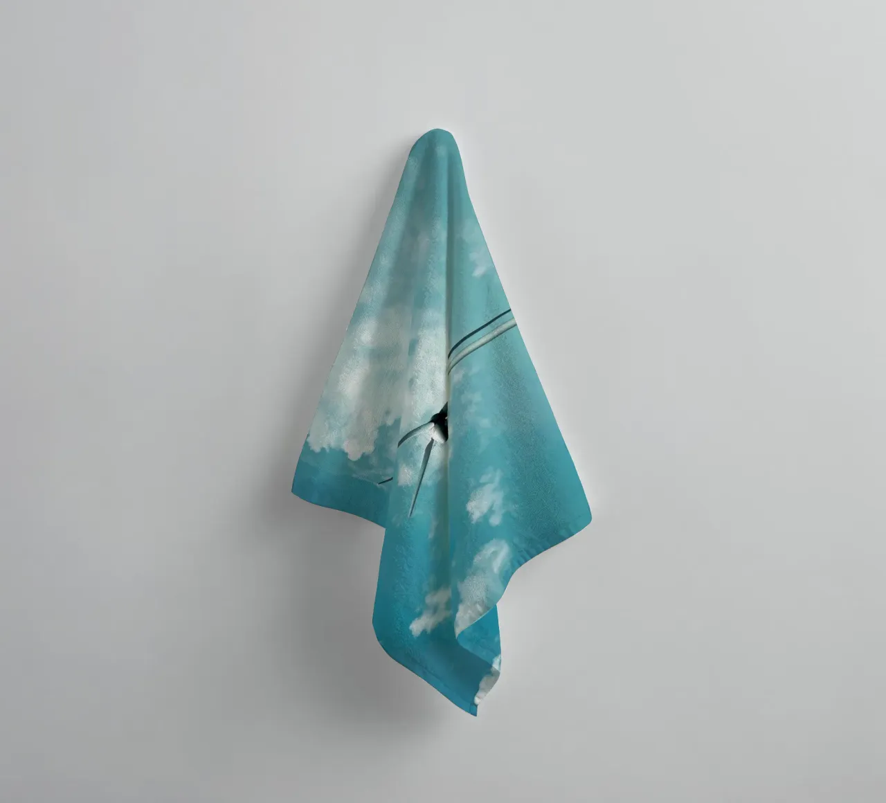 Go with the flow towel by KISSA STUDIO